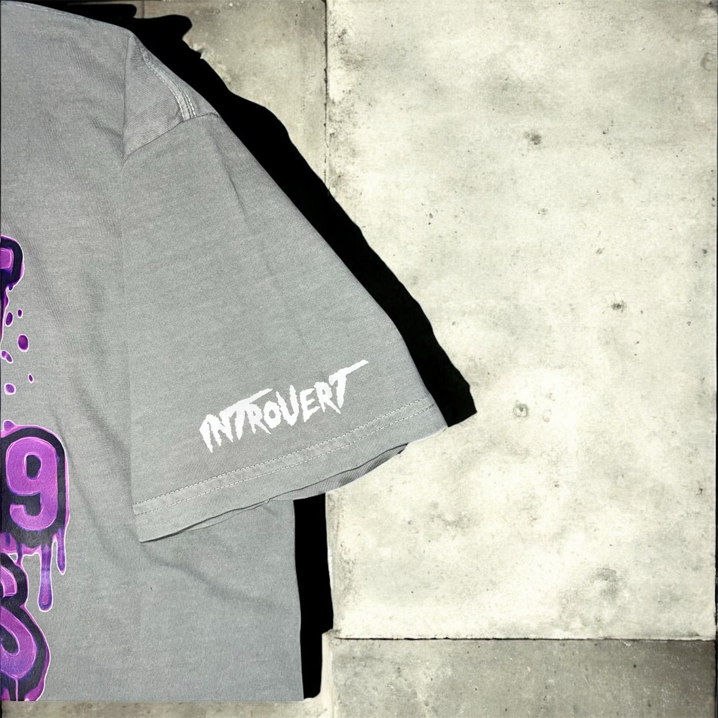 "INTROVERT CHAMPION SIPPER TEE GRY/WHT