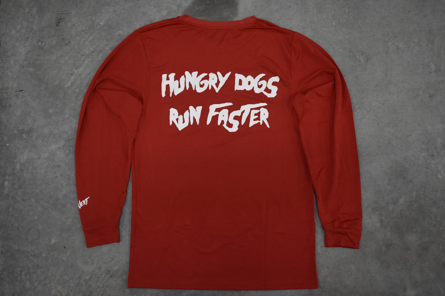 Hungry Dogs Run Faster Long Sleeve (Alt Red)