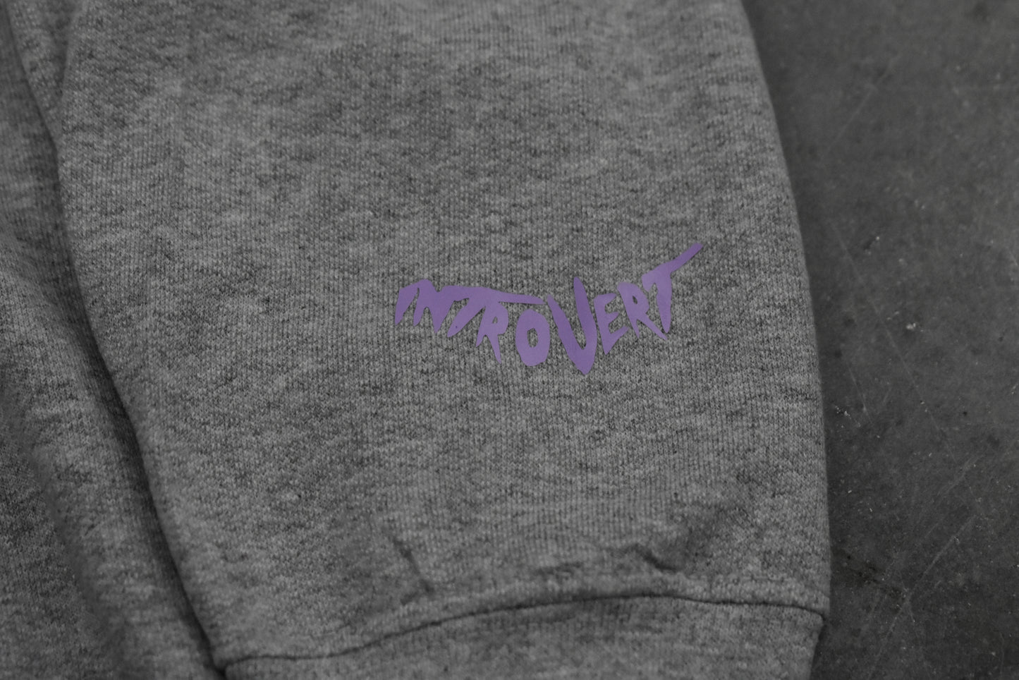 "Too Many Drugs" Premium IV Hoodie (Grey/Lavender)